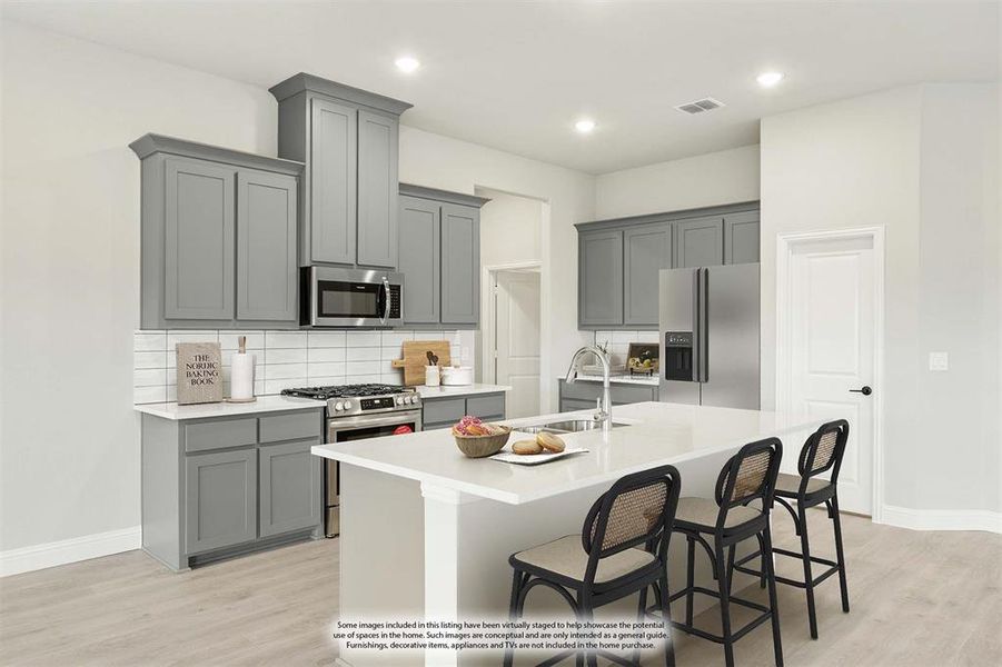 Furnished interior view inside a new home in Sunset Ridge, Alvarado (Image 11).
