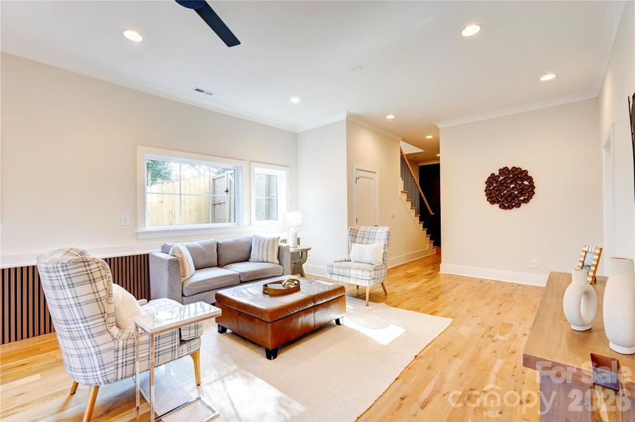 Furnished interior view inside a new home in , Charlotte (Image 31).