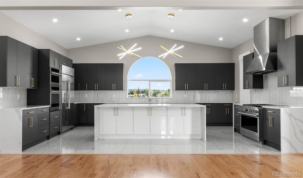 Furnished interior view inside a new home in , Centennial (Image 10).