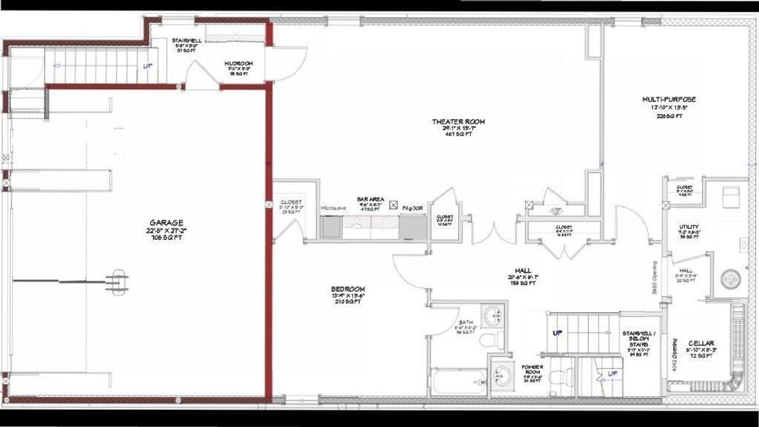 2D floor plan layout of this home in , Atlanta, GA (Image 3). 2D floor plan layout of this home in , Atlanta, GA (Image 3).