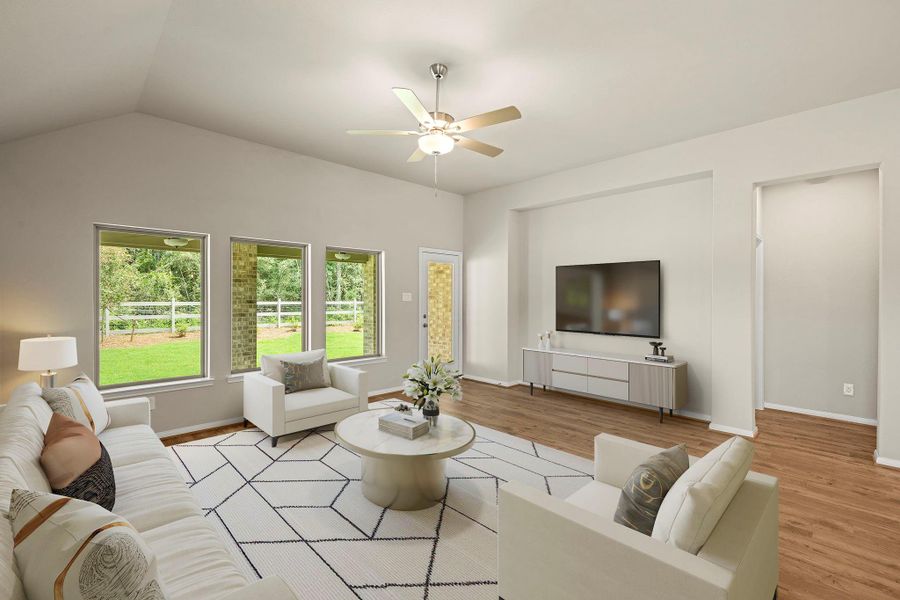 Furnished interior view inside a new home in Two Step Farm, Montgomery (Image 9).