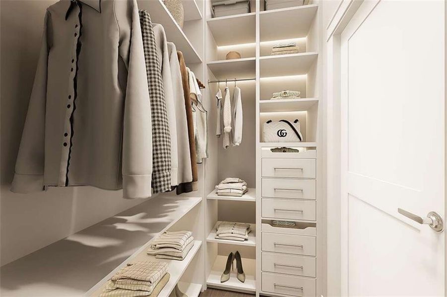 Furnished interior view inside a new home in , Douglasville (Image 8).