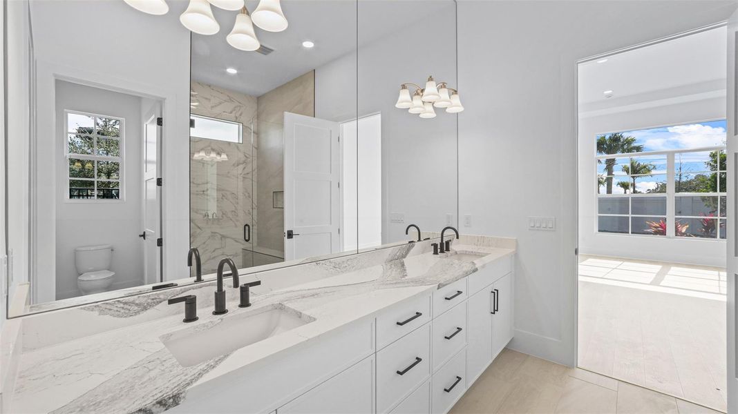 Furnished interior view inside a new home in Esprit at Avenir, Palm Beach Gardens (Image 9).