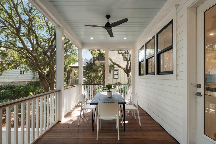 Exterior details and patio area of a home in , Isle Of Palms (Image 33). Exterior details and patio area of a home in , Isle Of Palms (Image 33).
