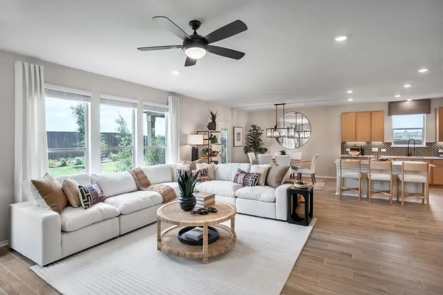Representative furnished interior of a home built from the 2897 by KB Home in Overlook Ranch, Georgetown (Image 4).