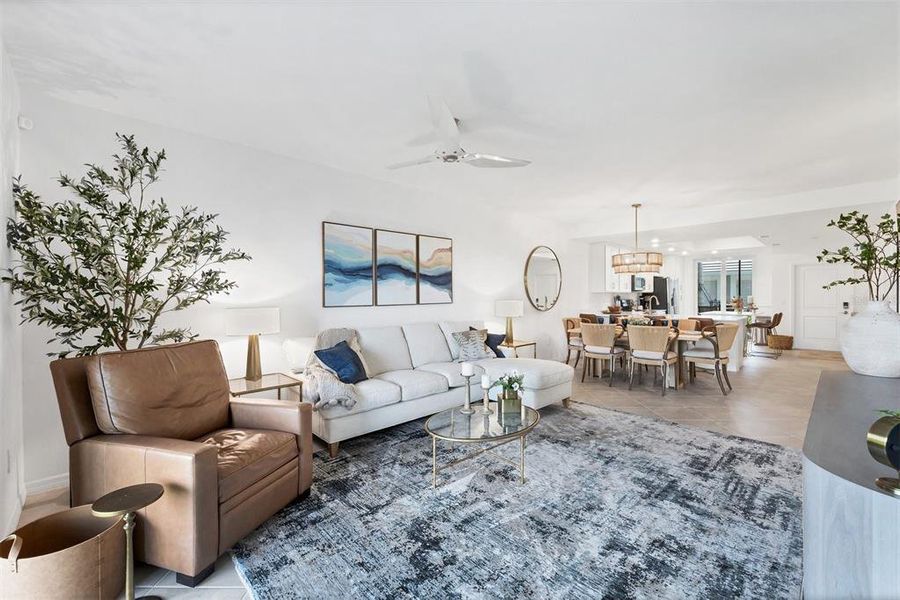 Furnished interior view inside a new home in , Venice (Image 32). Furnished interior view inside a new home in , Venice (Image 32).