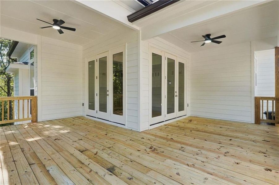 Exterior details and patio area of a home in , Flowery Branch (Image 28).