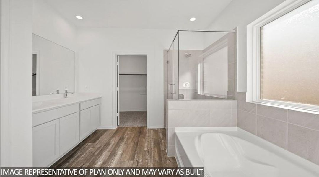 Furnished interior view inside a new home in River Ranch Trails, Dayton (Image 7).