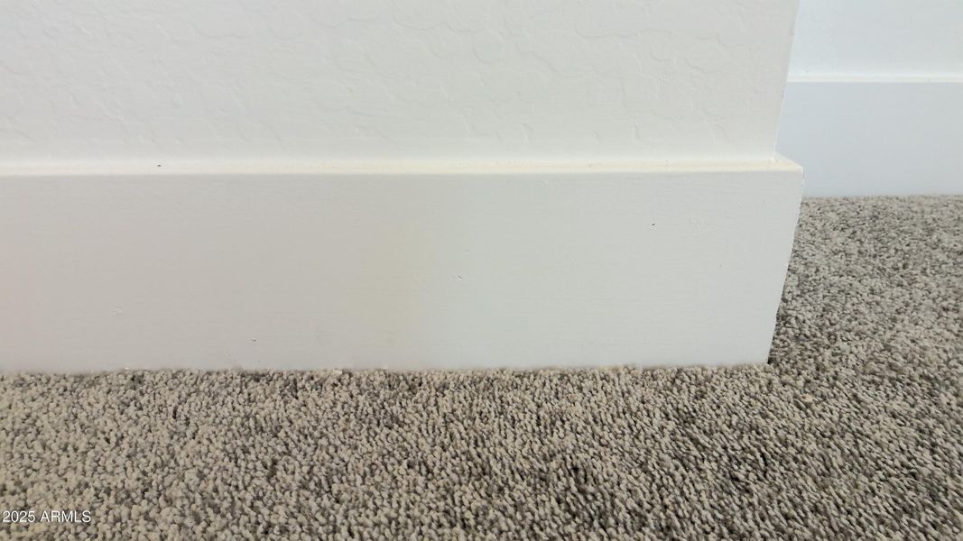 Upgraded 5 inch baseboards
