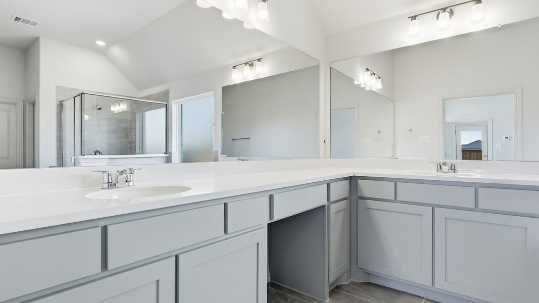 Furnished interior view inside a new home in Green Meadows Premier, Celina (Image 30).