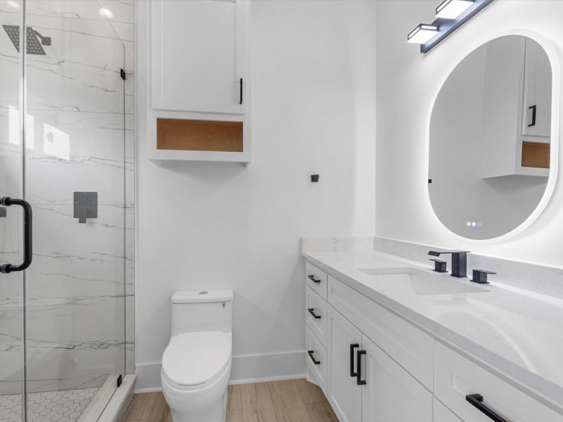 Furnished interior view inside a new home in , Houston (Image 17).