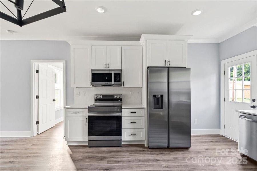 Furnished interior view inside a new home in , Salisbury (Image 7).