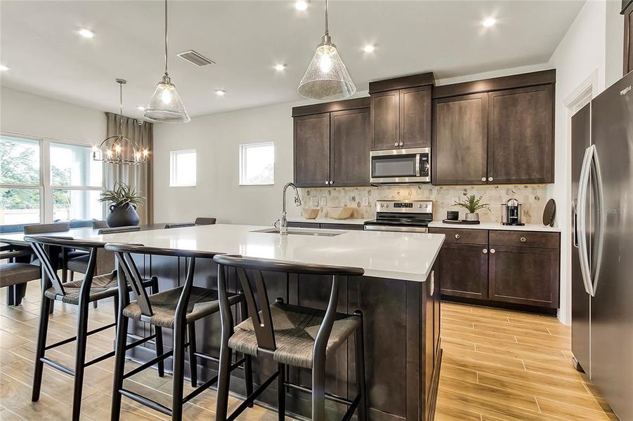 Furnished interior view inside a new home in Prairie Oaks, St. Cloud (Image 8).