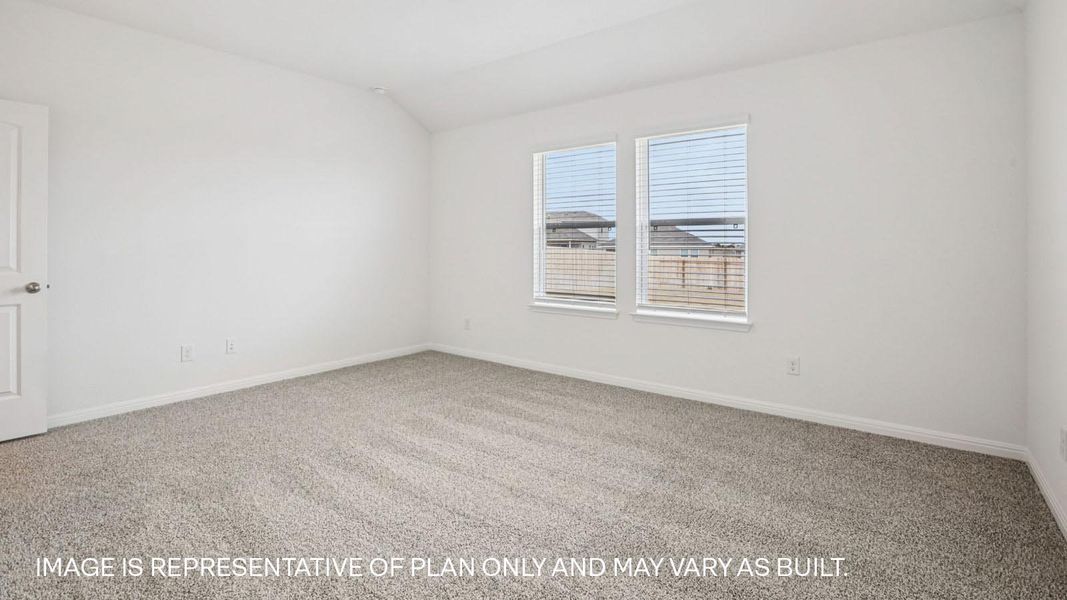 Spacious, unfurnished interior of a new home in Trails at Wildhorse, Austin (Image 34).