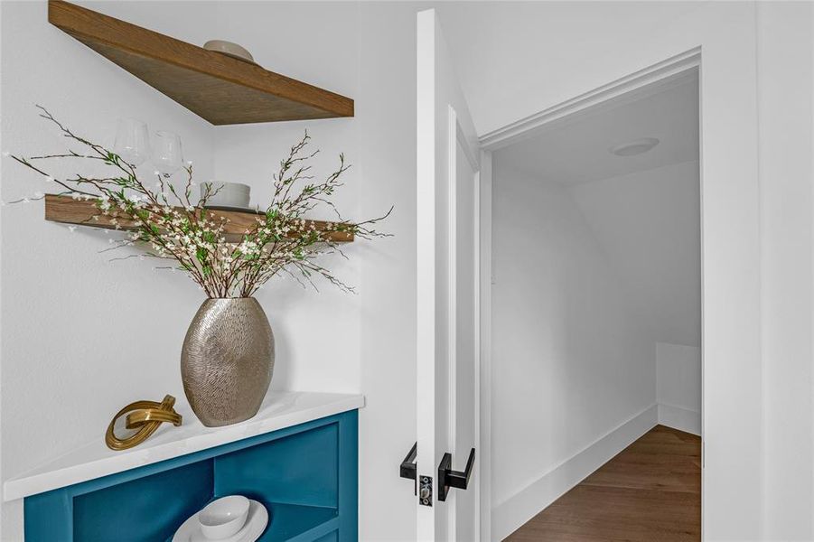 Butlers Pantry with additional storage Butlers Pantry with additional storage