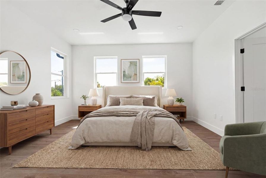 Furnished interior view inside a new home in , Tampa (Image 6). Furnished interior view inside a new home in , Tampa (Image 6).
