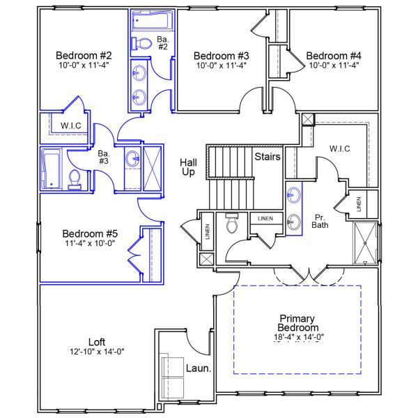 2D floor plan layout of this home in Avenue One, Castle Hayne, NC (Image 3). 2D floor plan layout of this home in Avenue One, Castle Hayne, NC (Image 3).