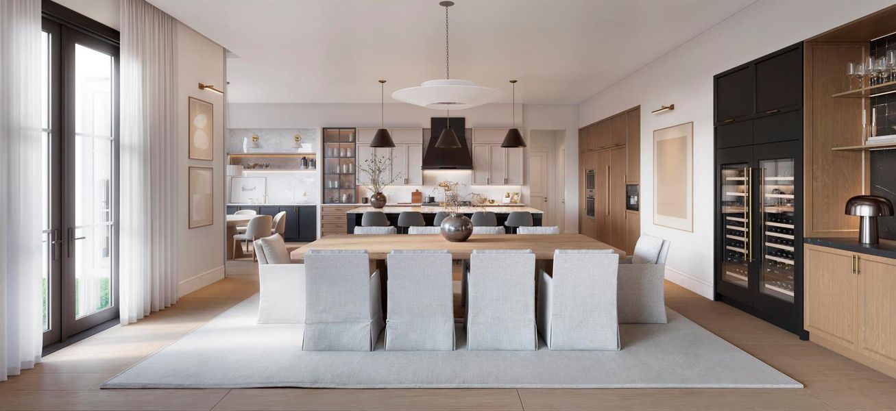 Furnished interior view inside a new home in , Boca Raton (Image 17).