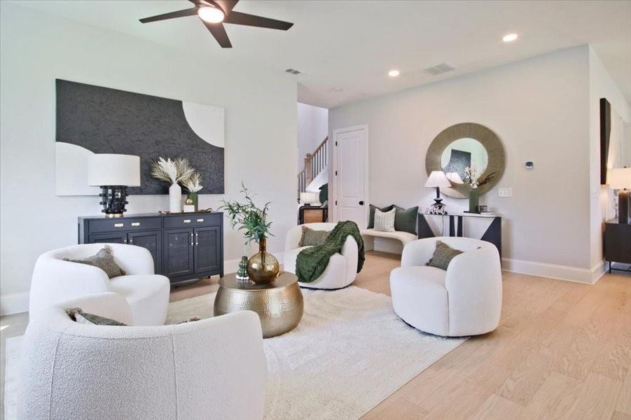 Furnished interior view inside a new home in , Cumming (Image 27).