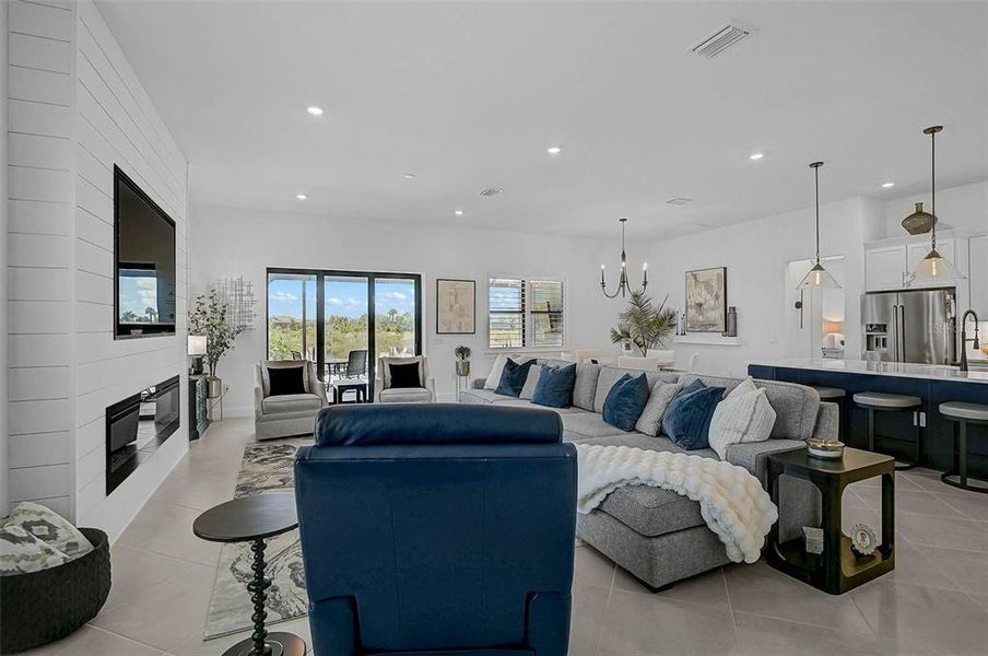 Furnished interior view inside a new home in , Nokomis (Image 8). Furnished interior view inside a new home in , Nokomis (Image 8).