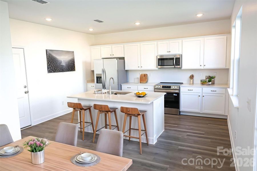 Furnished interior view inside a new home in , Denver (Image 10).