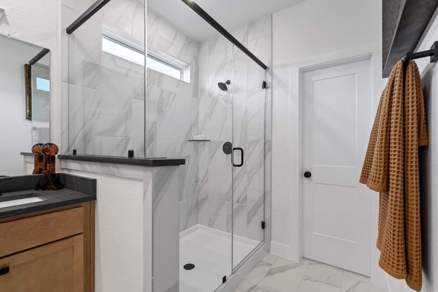 Furnished interior view inside a new home in Bridgeland, Cypress (Image 8). Furnished interior view inside a new home in Bridgeland, Cypress (Image 8).