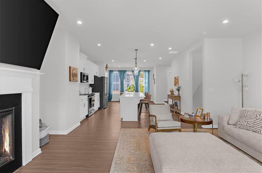 Furnished interior view inside a new home in , Acworth (Image 14).