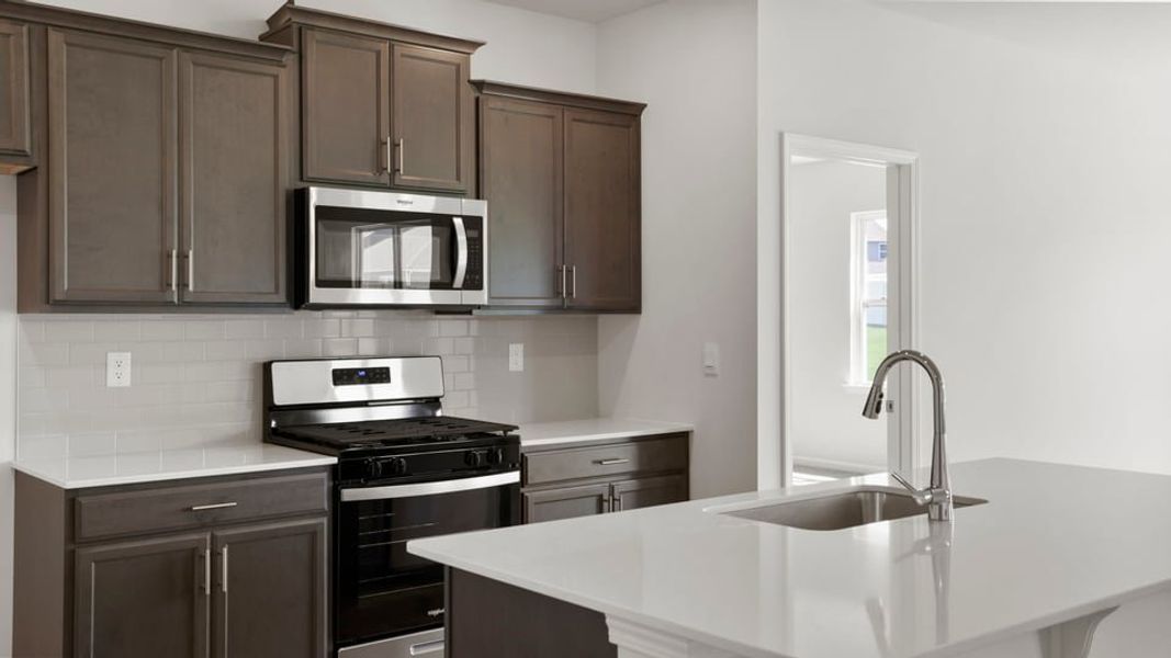 Representative furnished interior of a home built from the Aria by D.R. Horton in Rocky River Ridge, Anderson (Image 8).