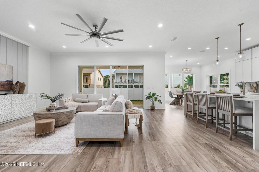 Furnished interior view inside a new home in , Jacksonville Beach (Image 51). Furnished interior view inside a new home in , Jacksonville Beach (Image 51).