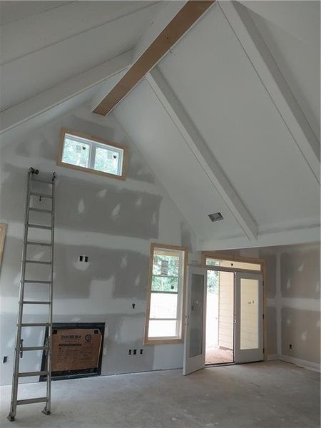 In-progress construction of a new home in Terraces at Paravel, Acworth, GA (Image 30). In-progress construction of a new home in Terraces at Paravel, Acworth, GA (Image 30).