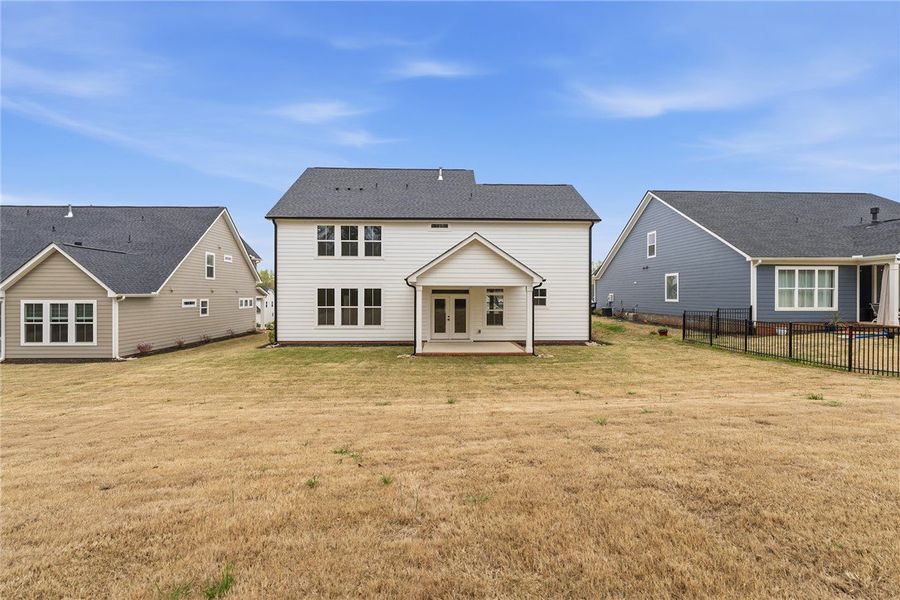 This spacious property features a classic design w