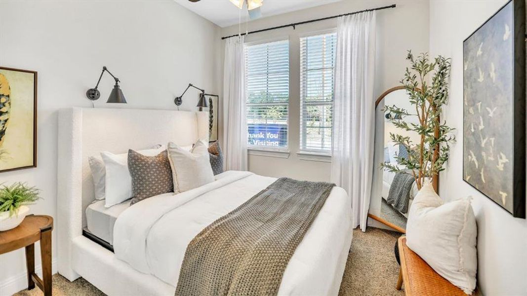 Furnished interior view inside a new home in The Avenue, Allen (Image 30). Furnished interior view inside a new home in The Avenue, Allen (Image 30).