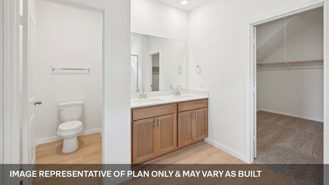 Representative furnished interior of a home built from the The Ozark by D.R. Horton in Bar W Ranch, Leander (Image 7).