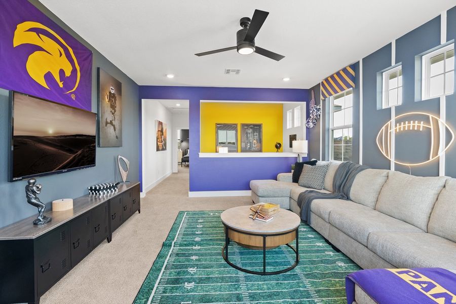 Furnished interior view inside a new home in Broken Oak, Georgetown (Image 26).