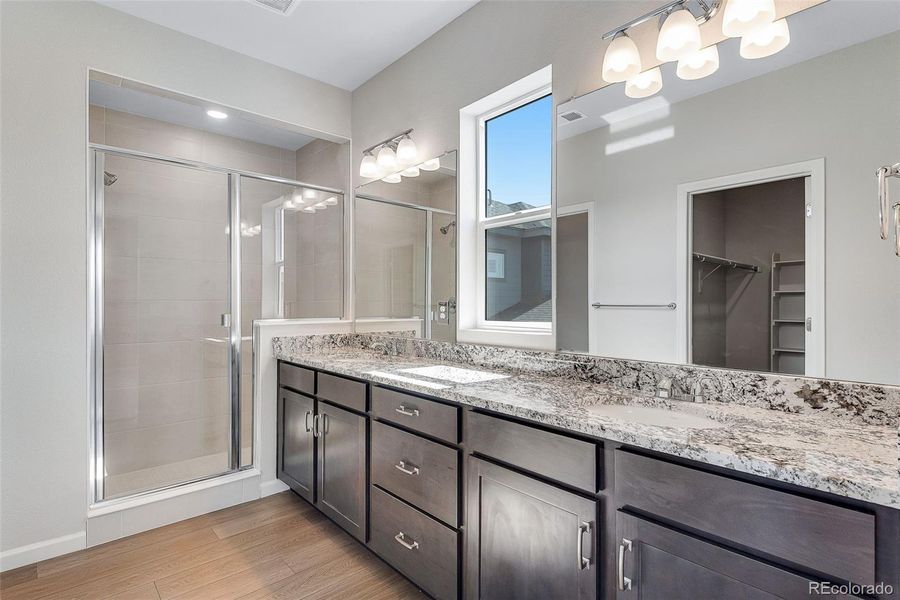 Furnished interior view inside a new home in Crescendo Collection at Reunion, Commerce City (Image 4). Furnished interior view inside a new home in Crescendo Collection at Reunion, Commerce City (Image 4).