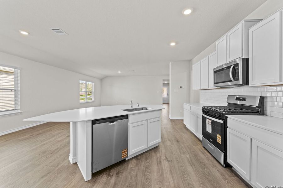 Furnished interior view inside a new home in Langdon, San Antonio (Image 4).