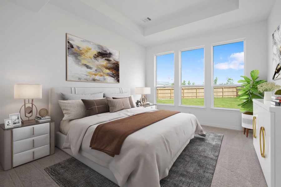 Furnished interior view inside a new home in Blue Heron Estates, Mont Belvieu (Image 7).