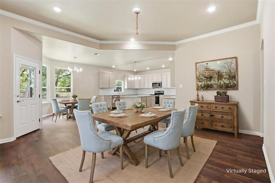 Furnished interior view inside a new home in , Cleburne (Image 10). Furnished interior view inside a new home in , Cleburne (Image 10).