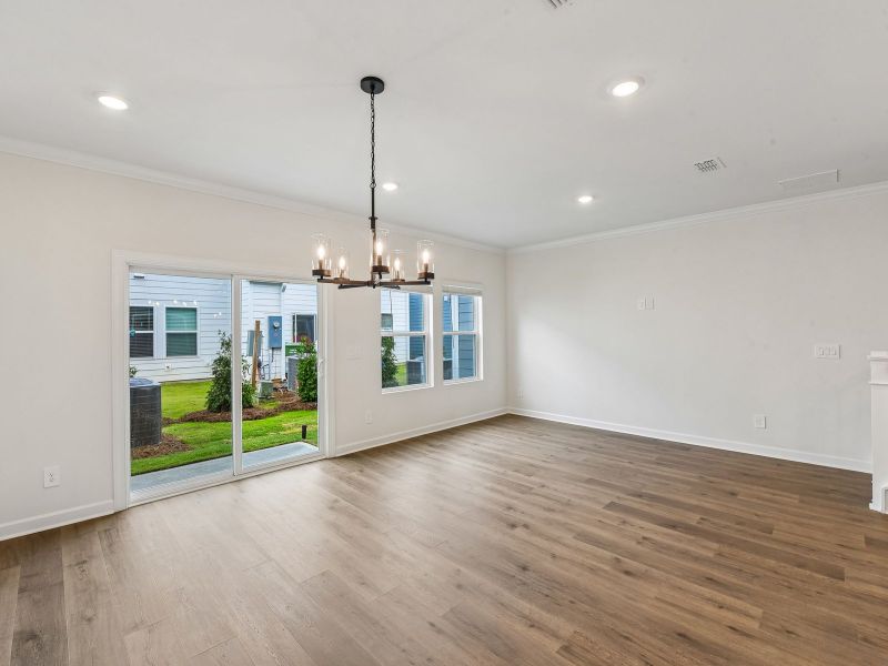 Spacious, unfurnished interior of a new home in Meadows at Wilson Farms - The Summit Series, Fort Mill (Image 9). Spacious, unfurnished interior of a new home in Meadows at Wilson Farms - The Summit Series, Fort Mill (Image 9).