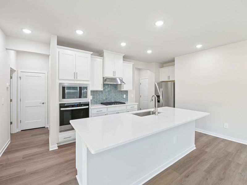 Furnished interior view inside a new home in Marshburn Landing - Classic Series, Wendell (Image 3).
