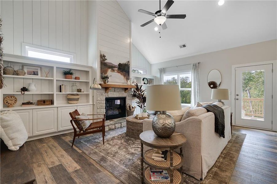 Furnished interior view inside a new home in , Villa Rica (Image 4).