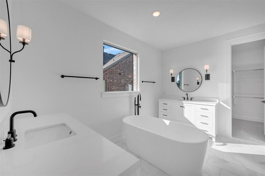 Furnished interior view inside a new home in Heath Golf & Yacht Estates, Heath (Image 30).