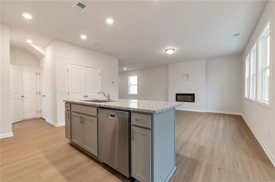 Furnished interior view inside a new home in , Calhoun (Image 8).