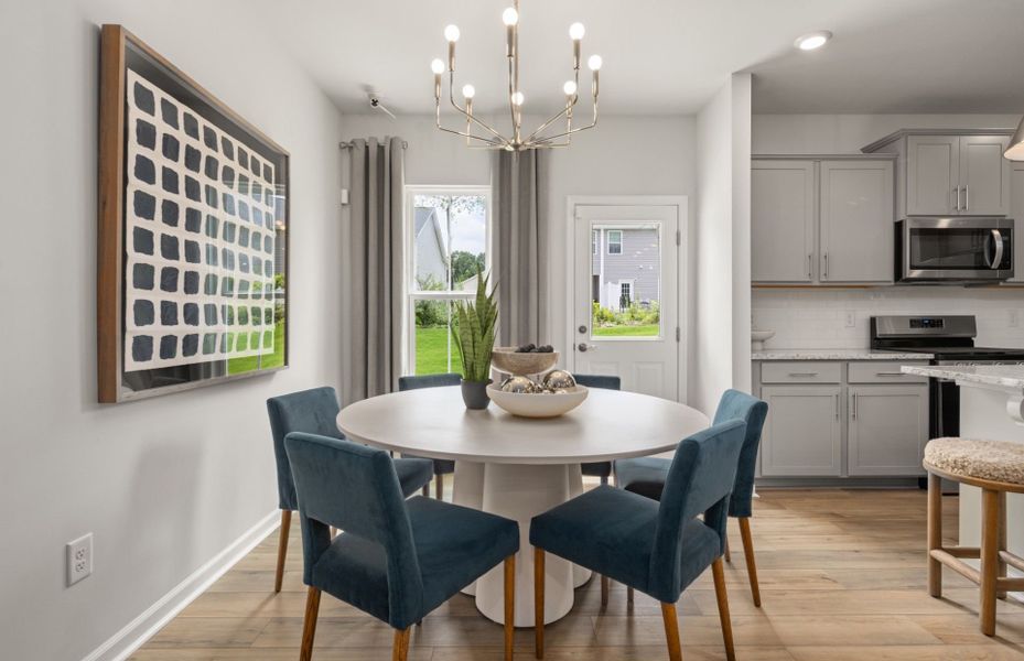 Furnished interior view inside a new home in Poets Walk, Whitsett (Image 36).