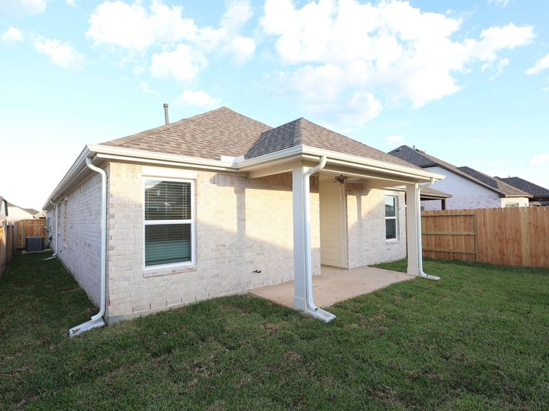 Exterior details and patio area of a home in Marvida, Cypress (Image 2). Exterior details and patio area of a home in Marvida, Cypress (Image 2).
