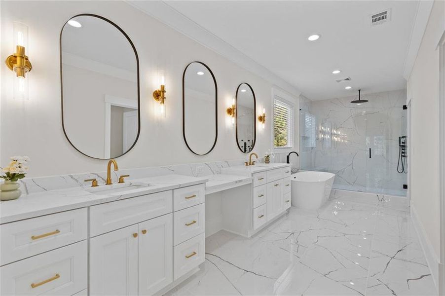 Furnished interior view inside a new home in , Winder (Image 56).