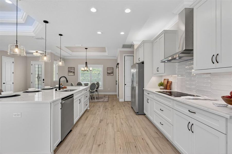 Furnished interior view inside a new home in , Beverly Hills (Image 10).