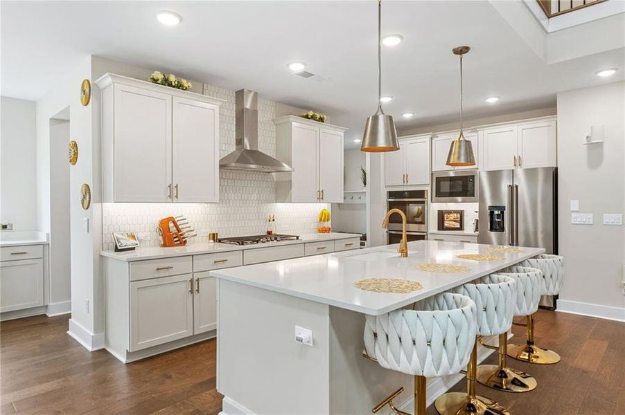 Furnished interior view inside a new home in Settingdown Farms, Cumming (Image 20).