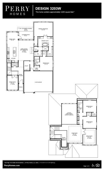 2D floor plan layout of this home in Cross Creek West 55', Fulshear, TX (Image 4). 2D floor plan layout of this home in Cross Creek West 55', Fulshear, TX (Image 4).