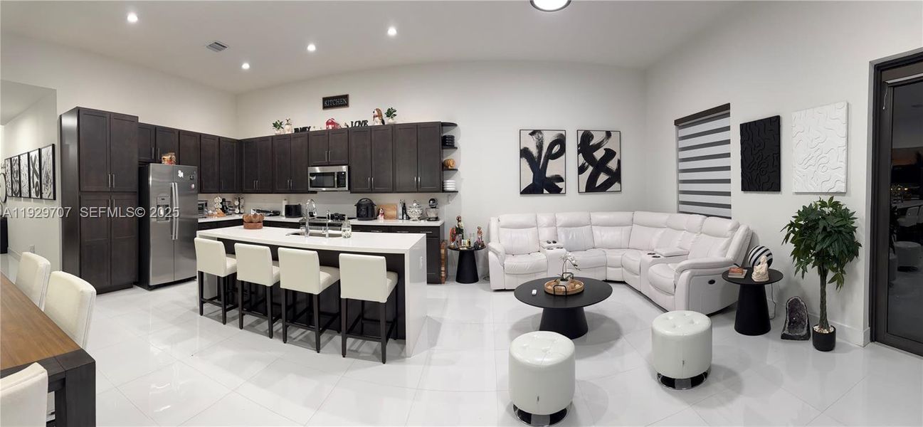 Furnished interior view inside a new home in , Homestead (Image 13). Furnished interior view inside a new home in , Homestead (Image 13).